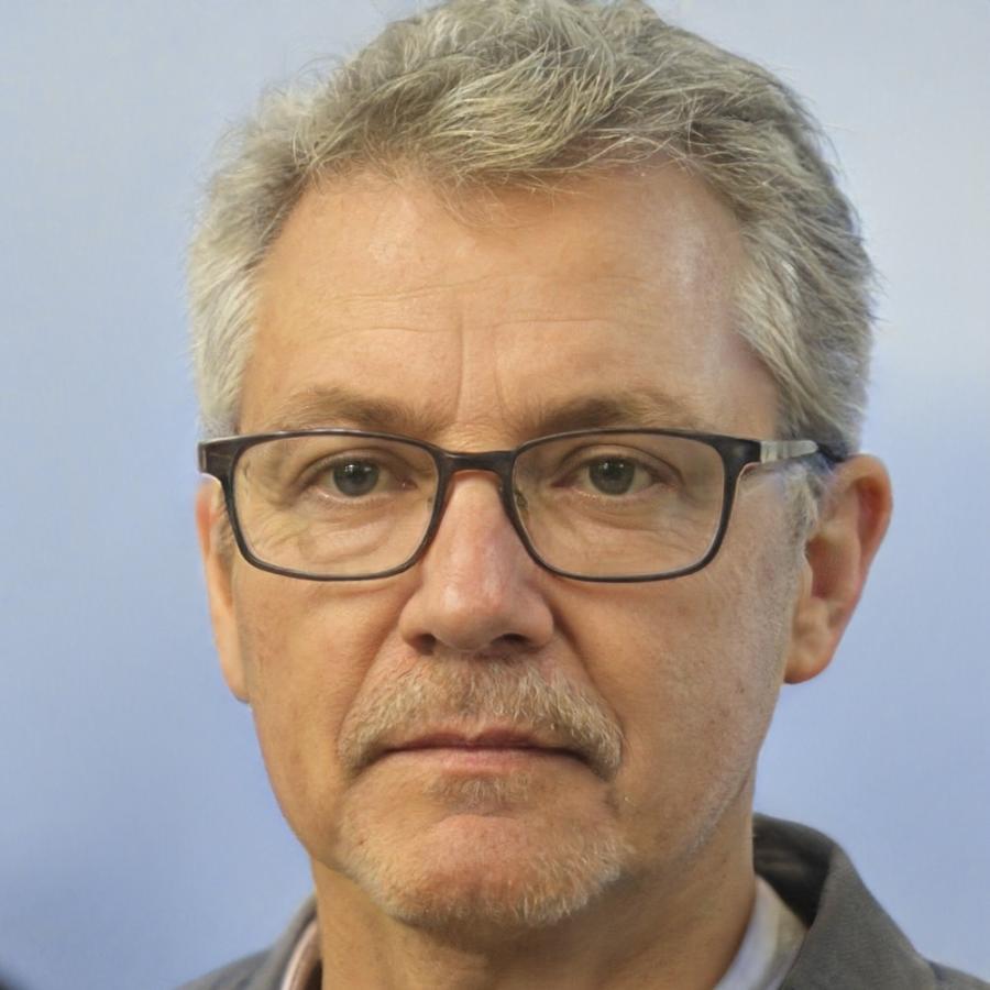 Portrét Václava Novotného, vedoucího výzkumu